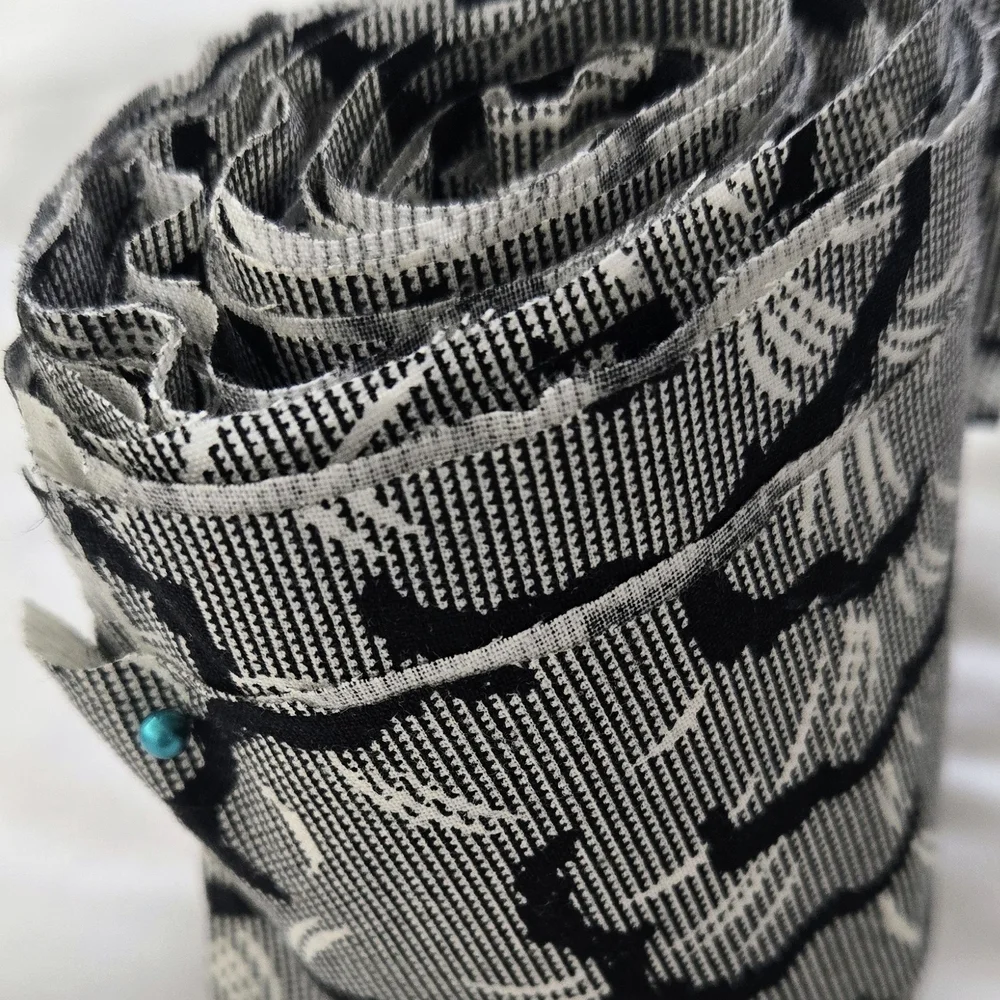 Black and White Fabric Rolls